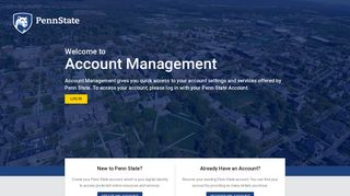 Penn State Account Management