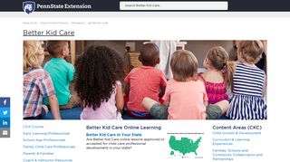 Better Kid Care — Penn State Extension