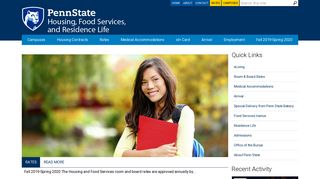 Housing, Food Services, & Residence Life - Penn State