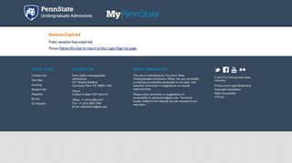 Penn State Undergraduate Admissions: MyPennState