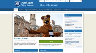 World Campus Student Portal - Penn State