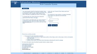 Web Counselor - Penn State University Office of Undergraduate ...