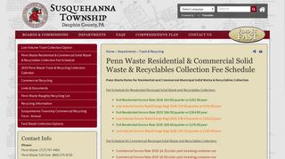 Penn Waste Residential & Commercial Solid Waste & Recyclables ...