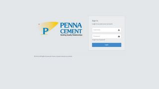 Penna Cement Industries Limited Login