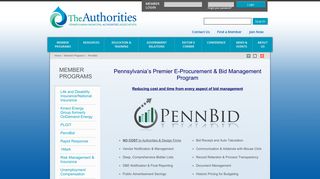 PennBid - Member Programs | Municipal Authorities