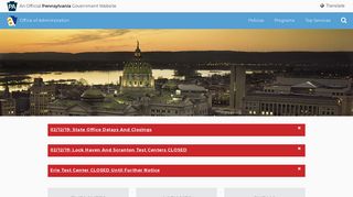 Office of Administration Homepage - PA.gov
