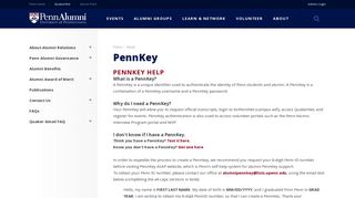 Penn Alumni - PennKey