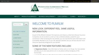 WELCOME TO PLM/ILM - Pennsylvania Lumbermens Mutual Insurance