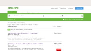 Penny Miller Catalogue Delivery Jobs In Australia | CareerOne