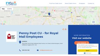 Penny Post CU - for Royal Mail Employees - Find Your Credit Union