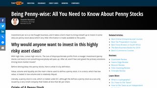 Being Penny-wise: Everything to Know About Penny Stocks