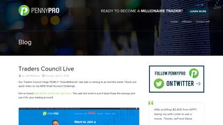 Traders Council Live | PennyPro