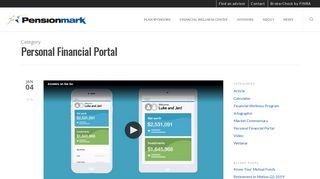 Personal Financial Portal - Pensionmark