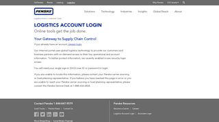 Customer Login - Penske Logistics