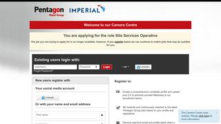 Skip to login. - Welcome to the Pentagon Group Career Center ...
