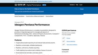 Ideagen Pentana Performance - Digital Marketplace