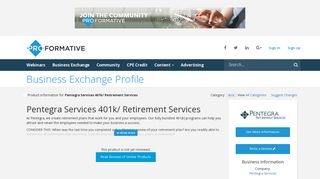 Pentegra Services 401k/ Retirement Services Reviews, Ratings ...