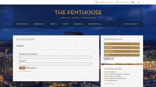 My Account - The Penthouse
