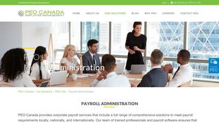 Payroll Administration | PEO Canada