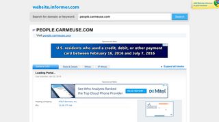 people.carmeuse.com at WI. Loading Portal... - Website Informer