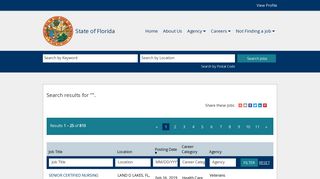 Careers at State of Florida