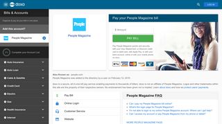 People Magazine: Login, Bill Pay, Customer Service and Care Sign-In