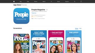 People Magazine on the App Store - iTunes - Apple