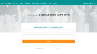 people2people - talent portal - The Lightning Platform