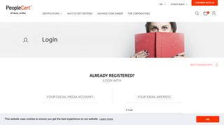 login with - PeopleCert