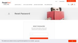 reset password - PeopleCert