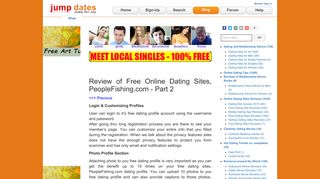 Review of Free Online Dating Sites, PeopleFishing.com ... - Jumpdates