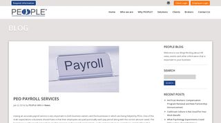 PEO Payroll Services | PEOPLE HRO