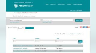 People Link Chs Employees - Atrium Health Jobs