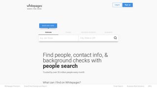 Free People Search | People Finder | Whitepages
