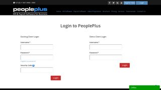 Login | Human Resource and Payroll Technology | PeoplePlus