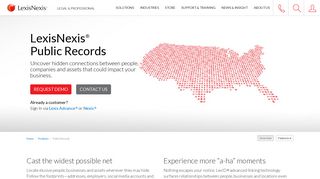 LexisNexis® Public Records – Find people, business records and assets