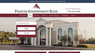 Peoples Independent Bank | Online Banking