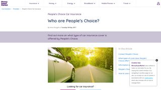 People's Choice Car Insurance | MoneySuperMarket