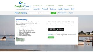 Online Banking - PeoplesChoice Credit Union | Biddeford, Saco ...