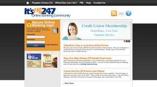 Peoples Choice CU - Online Banking Community