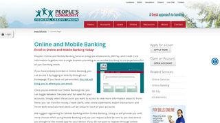 Online Banking - People's Community Federal Credit Union