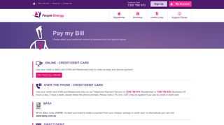 People Energy Pty Ltd - Payment Options