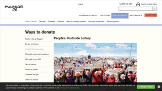 People's Postcode Lottery - Maggie's Centres