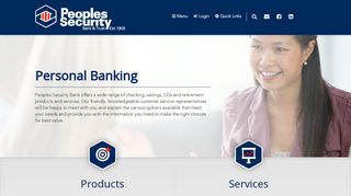 Personal Banking Products & Services | Peoples Security Bank & Trust ...