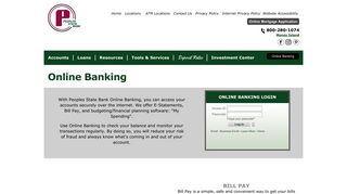 Peoples State Bank - Online Banking