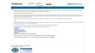 CVS Caremark Client Portal