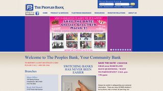 Welcome to The Peoples Bank, Your Community Bank