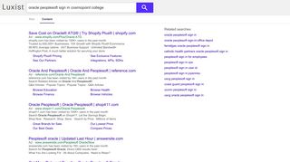 oracle peoplesoft sign in cosmopoint college - Luxist - Content Results