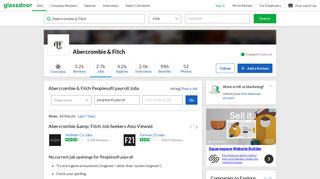 Abercrombie & Fitch Peoplesoft payroll Jobs | Glassdoor