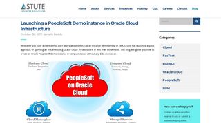 Launching a PeopleSoft Demo instance in Oracle Cloud Infrastructure |